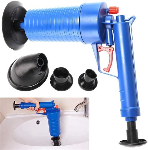 Kresal Drain Cleaner With Compressed Air Pump Dredge Clog Remover