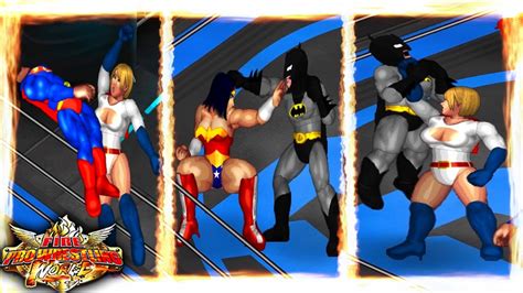 Wonder Woman And Power Girl Vs Batman And Superman Dc Comics Superhero Tag
