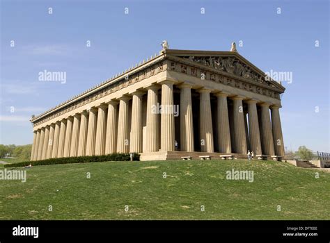 The Parthenon In Centennial Park Nashville Tennessee Usa Stock Photo