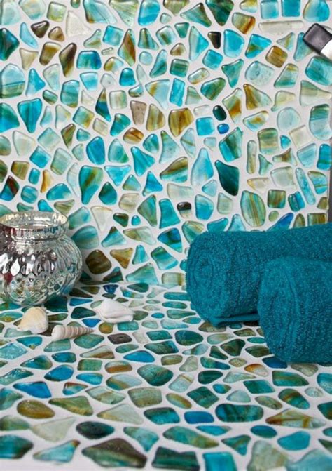 16 Awesome Sea Glass Backsplash Tile Collections For Amazing Kitchen Page 8 Of 12