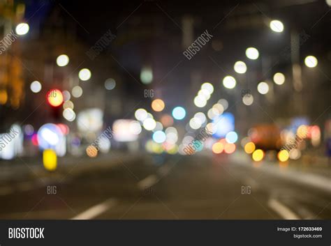 Night City View Blur Image And Photo Free Trial Bigstock