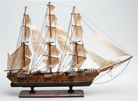 Model Ship Fragata Siglo Xviii 1900s Miscellaneous Technica