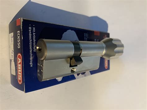 Angekippte fenster und terrassentüren sind nahezu eine einladung für diebe und sollten deshalb geschlossen werden. ABUS ECK550 Z30/K40mm mit 4 Schlüssel, #SALE 144 ...