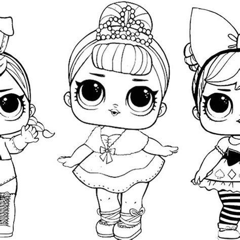 Lol big sister snow angel a fancy color changes! LOL Coloring Pages Sugar with two pet dolls - Free ...