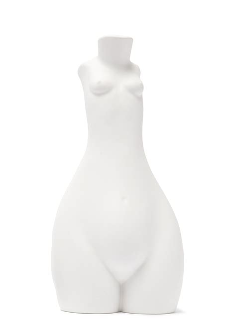Anissa Kermiche Tit For Tat Tall White Ceramic Candlestick Harvey Nichols