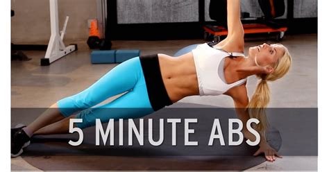 5 Minute Abs Best Ab Workouts On Youtube Popsugar Fitness Photo 7