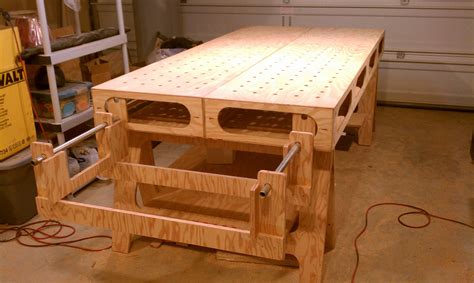 I downloaded the plan to my main computer which wasn't the best idea either. The Paulk Workbench #workbench #diy #woodworking #construction #paulk | Woodworking workbench ...