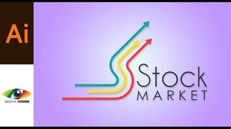 How To Create Stock Market Logo In Illustrator Youtube