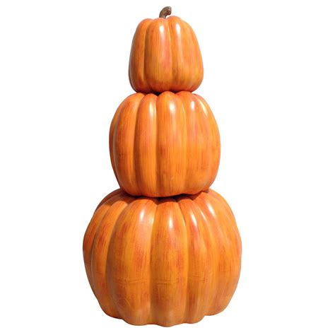 Home Accents Holiday 265 In H Harvest Stackable Pumpkins Mt1019 The