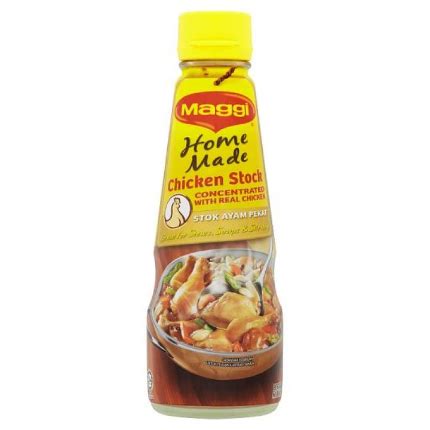 Contains real chicken, just add a cube to your dishes such as soups, broths and fried rice for an even richer taste. Maggi Home Made Chicken Stock (250G) - Ayam Kita Fresh ...