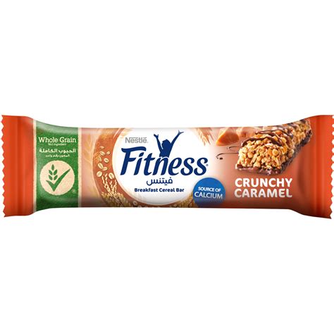 Nestle Fitness Crunchy Caramel Cereal Bar 235 G Online At Best Price Cereal Bars Lulu Ksa