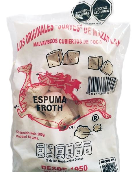 Malvaviscos Suaves De Mazatlan Pack 50 Bolsas 50 Pzas Envío Gratis