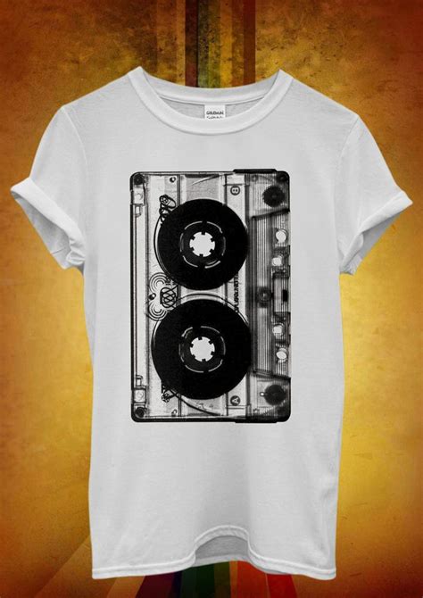 Cassette Retro Vintage Cool Hipster Men Women Unisex T Shirt Tank Top Vest 460 Ebay Tee