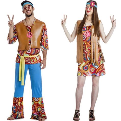 Déguisements Hippies Happy Adultes Pour Couples En Ligne