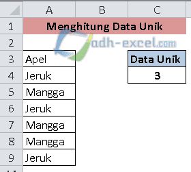Menyingkirkan Data Duplikat dalam Database Excel