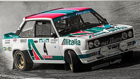 Fiat 131 Abarth Team Alitalia N Rally 1000 Lakes 1978