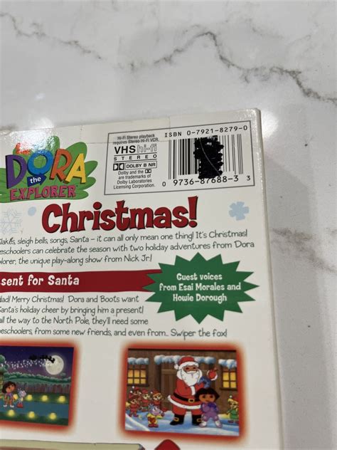 Dora The Explorer Christmas VHS 2002 Nick Jr A Present For Santa