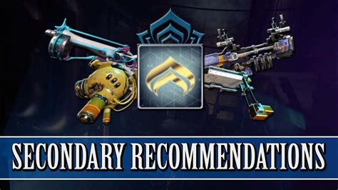Warframe Secondary Weapon Recommendations For Each Mastery Rank Youtube