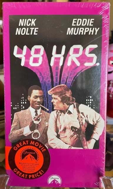 Sealed Gradeable 80s Vhs 48 Hours Eddie Murphy Nolte W Paramount Hype