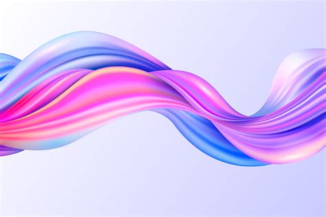 Abstract Colorful Waves Behance