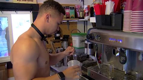 seattle coffee shop has shirtless male baristas serving drinks wsvn 7news miami news