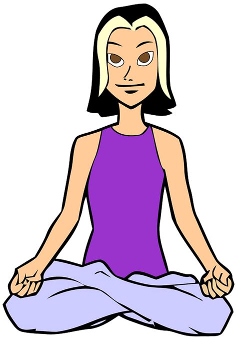 Yoga Woman Illustration Clipart Free Download Transparent Png Creazilla