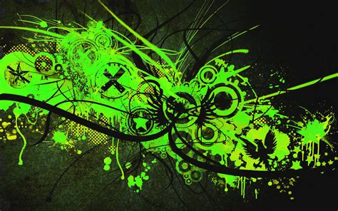 200 Green Abstract Wallpapers