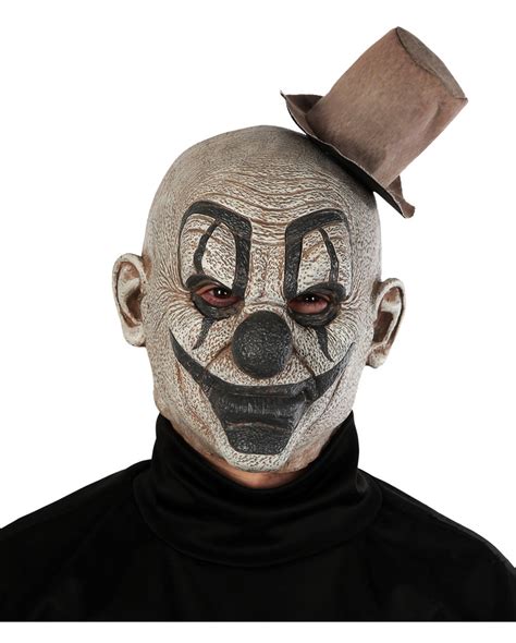 Scary Killer Clown Mask Halloween Costume Accessory Bald Head Latex It