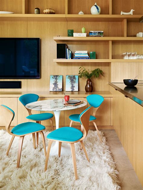 There are three bedrooms and two baths, including a large primary suite. Lilac Drive by Marmol Radziner | Interior design dining ...