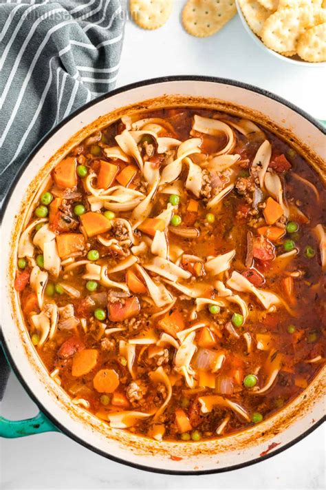 Hearty Beef Noodle Soup Recipe ⋆ Real Housemoms