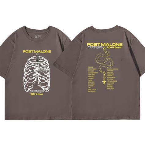 Post Malone T Shirts Post Malone Beerbongs Bentleys Tour 2019 T Shirt