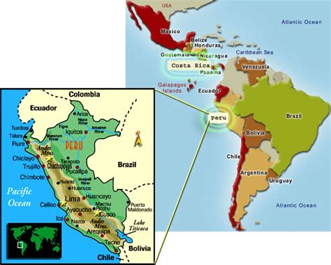 Ubicación Geográfica De Perú Guía Turística De Perú Lugares