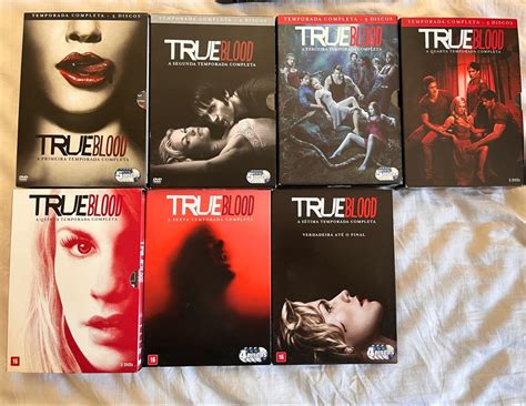 Dvds Originais Coleção True Blood Completa TV e Display True Blood
