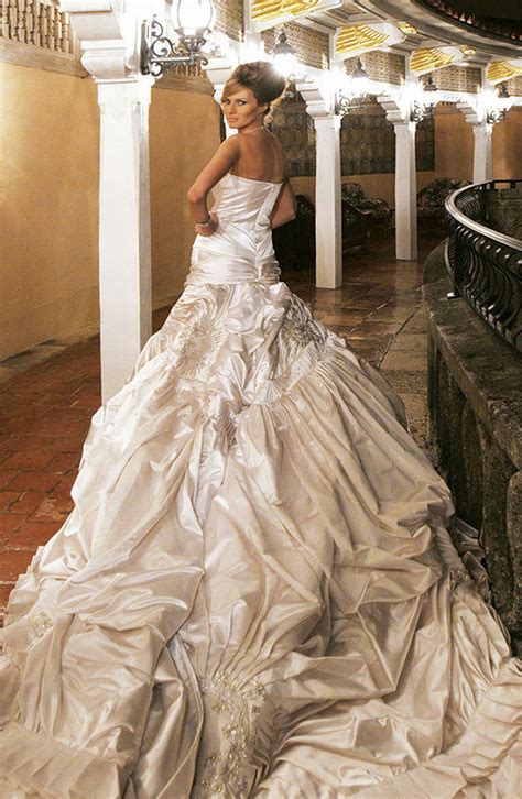You might be asked unfamiliar questions about materials, cuts, and designs. Melania Trump and Donald Trump wedding Gallery - BiographyTree