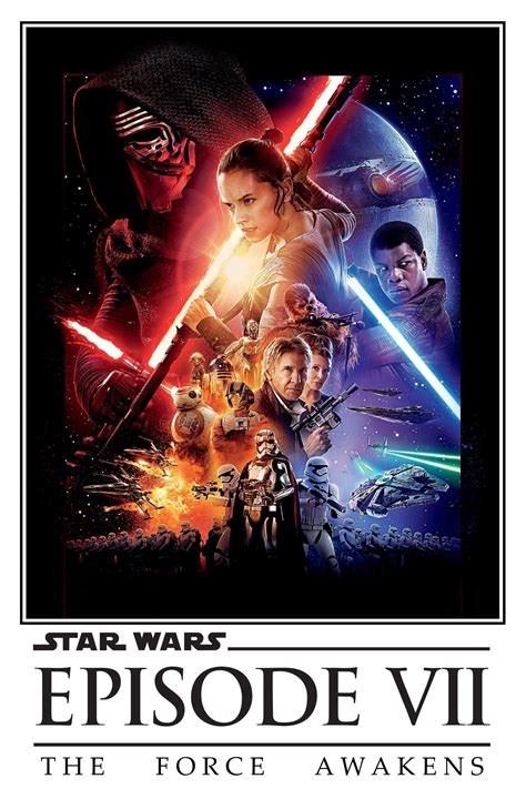Star Wars The Force Awakens Posters The Movie Database Tmdb