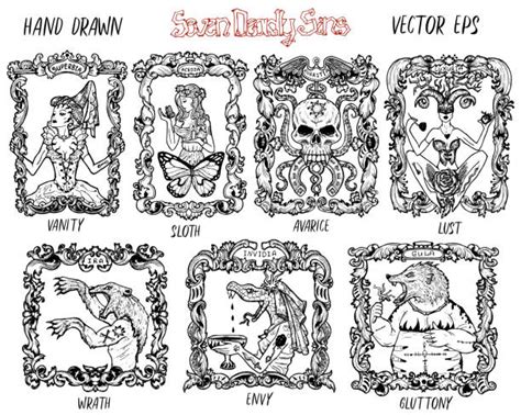 Seven Deadly Sins Illustrations Royalty Free Vector Graphics And Clip
