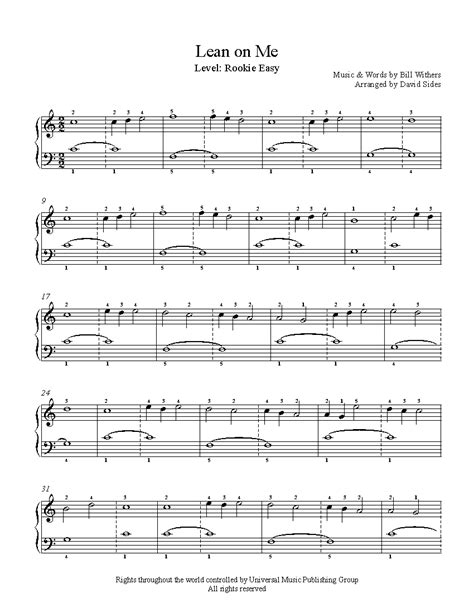 You can either print the sheet music from our website, or from interactive piano sheet music. Beginner All Of Me Piano Sheet Music Free | piano chords