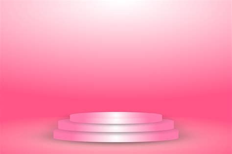 Soft Pink Stage On Wall Banner And Studio Room Background 518795 Vector