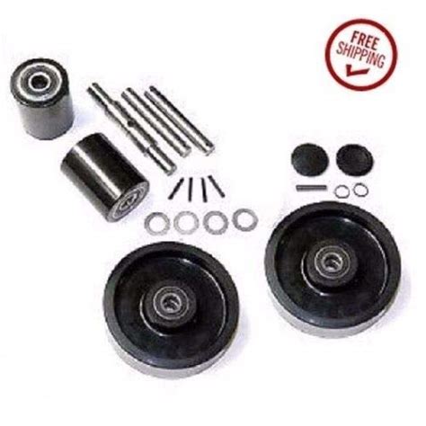 Wesco 272748 Pallet Jack Wheel Kit Includes All Parts Shown Wic2