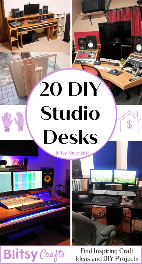 20 Functional Diy Studio Desk Plans And Ideas Blitsy