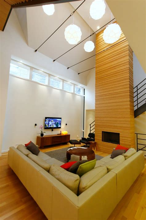 Seeley House Modern Living Room Chicago By Wilkinson Design