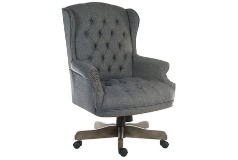The generously padded seat cushions contain a matrix of supportive comfort coils to displace. Chairman Swivel Chair Grey Fabric - Furniture At Work® in ...