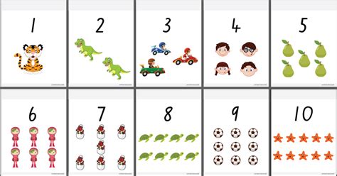 Numbers 1 10 Posters Studyladder Interactive Learning Games