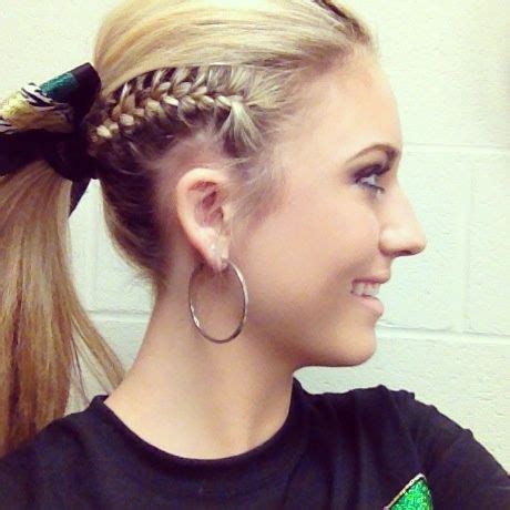 Create some easy cheerleading crafts in a single afternoon or work on them over a series of days leading up to cheer camp or the first game. Updo Hair Ideas Cheerleader. | Cheer hair, Cheerleading ...