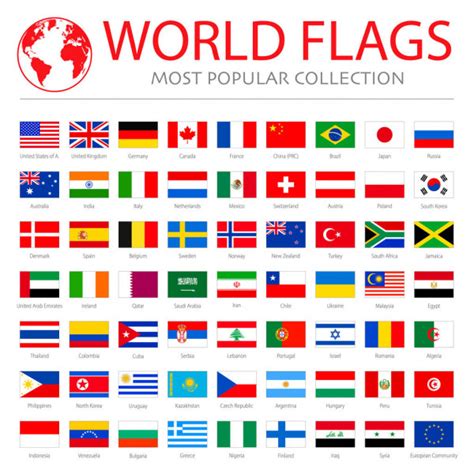 World Flags Ultimate Collection 287 Flags Volume 6 — Stock Vector