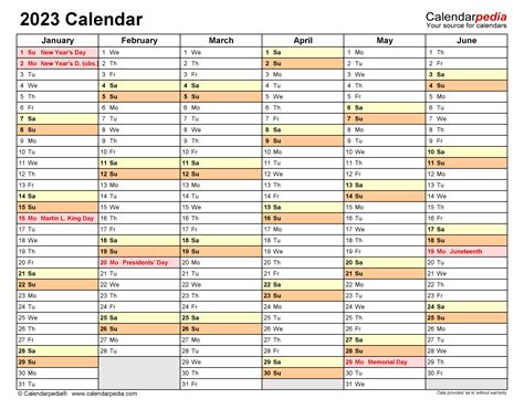 Free Year Calendar Designs And Format In Excel Template