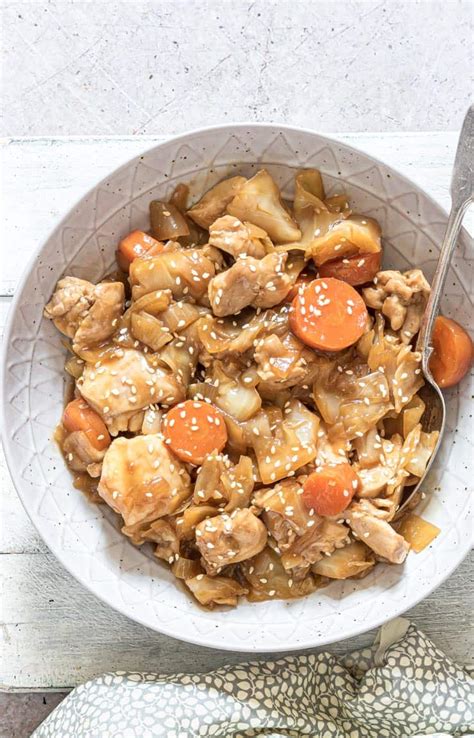 Heat vegetable oil on medium high in large skillet or wok (use this hibachi chicken was the first recipe i have ever made at home. Easy Instant Pot Hibachi Chicken Dinner (GF) - Recipes ...