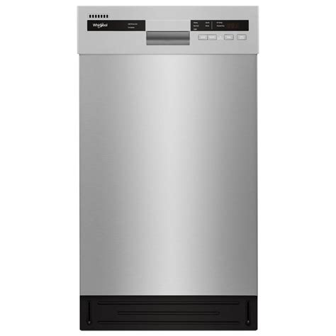 Quiet n effective easy n convenient for the price, lois great on stainless and easy to clean compared to more expensive machines. Whirlpool Front Control Built-In Compact Dishwasher in ...