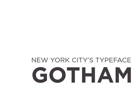 Font Study Gotham On Behance