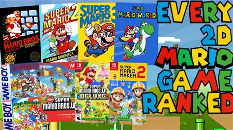 Old Ranking Every 2d Super Mario Game Top 13 Games Youtube